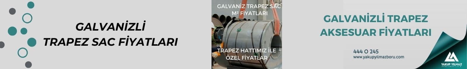 Galvanizli trapez sac fiyatları